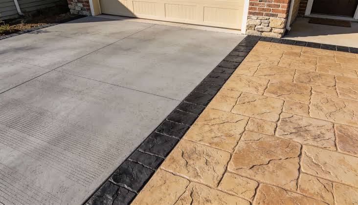 Complete Difference Between Stamped Concrete and Plain Concrete